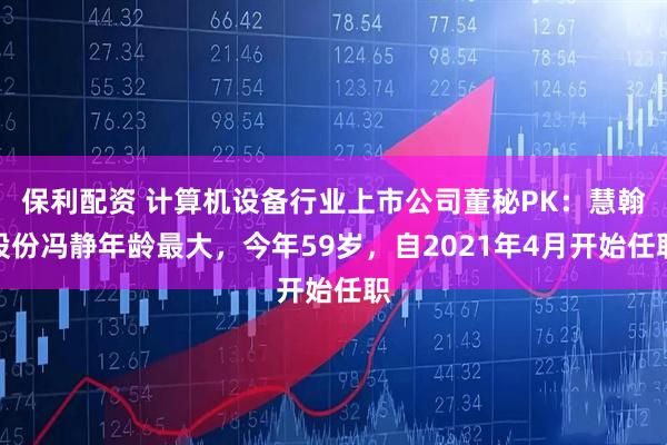 保利配资 计算机设备行业上市公司董秘PK：慧翰股份冯静年龄最大，今年59岁，自2021年4月开始任职